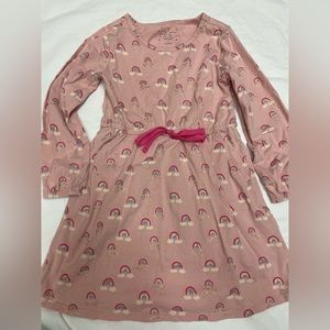 EGG New York. Little girls dress. Rainbows. With side pockets. Size 4T